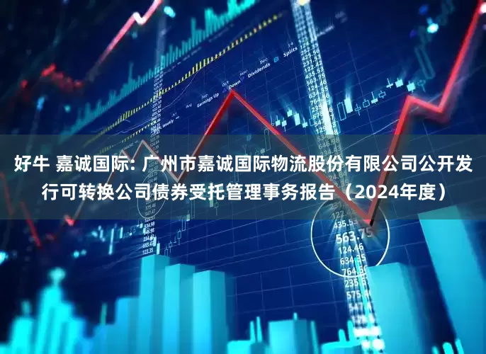 好牛 嘉诚国际: 广州市嘉诚国际物流股份有限公司公开发行可转换公司债券受托管理事务报告（2024年度）